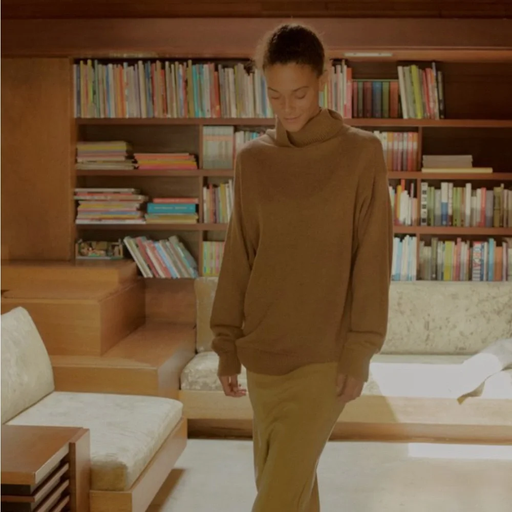 OZMA Forest Green Cowl Neck Sweater - Picture 2 of 9